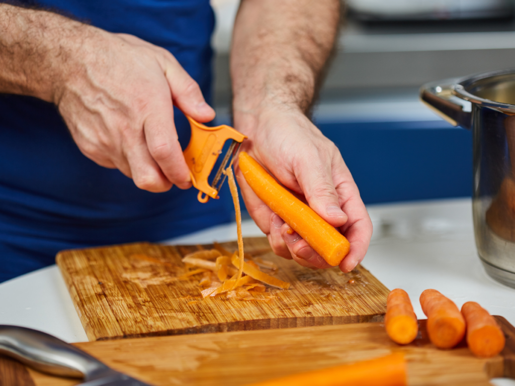 Preparing Carrots