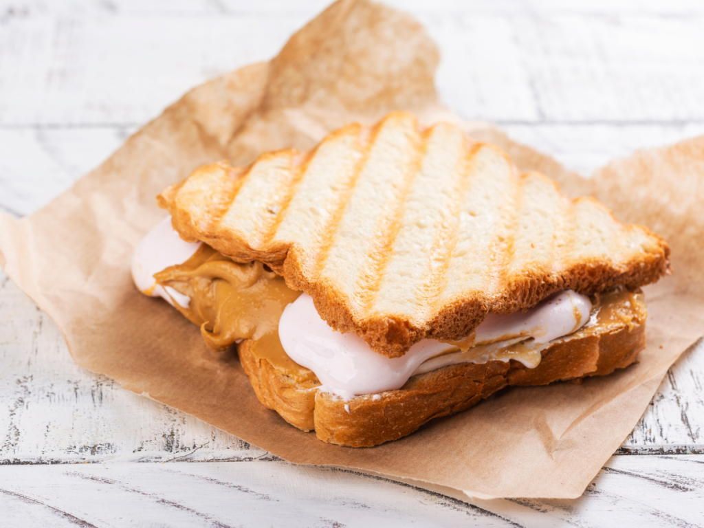 Peanut Butter and Cream Cheese Sandwich